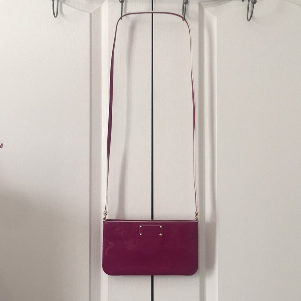Kate Spade Presley Pasadena Magenta Cross Body Bag